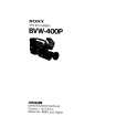 SONY BVW400P VOLUME 1 Service Manual