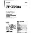 SONY CFD-755 Owners Manual