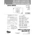 SONY X0D501CD Service Manual