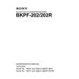 SONY BKPF-202 Service Manual