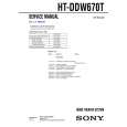 SONY HTDDW670T Service Manual