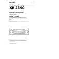 SONY XR-2390 Owners Manual