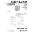 SONY HCDCP100 Service Manual