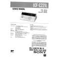 SONY ICF-C221L Service Manual