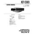SONY ICFC503 Service Manual