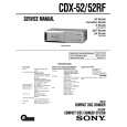 SONY CDX52RF Service Manual