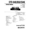 SONY CFD646 Service Manual