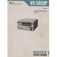 SONY VO-5850P Service Manual