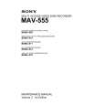 SONY MAV-555 Service Manual