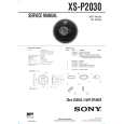 SONY XSP2030 Service Manual