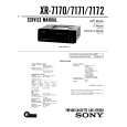 SONY XR7170 Service Manual