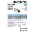 SONY DSCP120 Service Manual