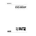 SONY EVO-9850 Owners Manual