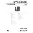 SONY SPPID400 Service Manual