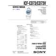 SONY ICFCD73V Service Manual