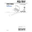 SONY PCGTR1F Service Manual