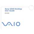 SONY PCV-RX1 VAIO Owners Manual