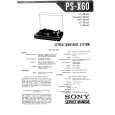 SONY PS-X60 Service Manual