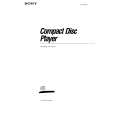 SONY CDP997 Service Manual