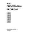 SONY DME-3000 Service Manual