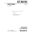 SONY ICFM410V Service Manual