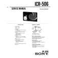 SONY ICR-506 Service Manual