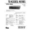 SONY TC-K333ESL Service Manual