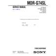 SONY MDR-G74SL Service Manual