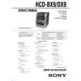 SONY HCDDX9 Service Manual