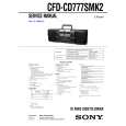SONY CFD-CD777SMK2 Service Manual