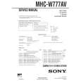 SONY MHCW777AV Service Manual