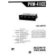 SONY PVM-411CE Service Manual