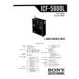SONY ICF-5800L Service Manual