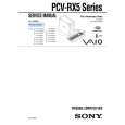 SONY PCVRX5 Service Manual
