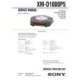 SONY XMD1000P5 Service Manual