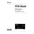 SONY PVW2650P VOLUME 2 Service Manual