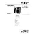 SONY SS-H1AV Service Manual
