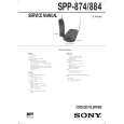 SONY SPP874 Service Manual