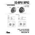 SONY XS-MP62 Service Manual