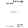 SONY RMV402LIV Service Manual