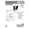 SONY WMF75 Service Manual