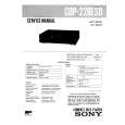 SONY CDP228ESD Service Manual