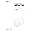 SONY SSC-MX34 Service Manual