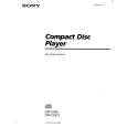 SONY CDP-CX50 Owners Manual