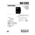 SONY WMFX303 Service Manual