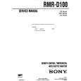 SONY RMRD100 Service Manual