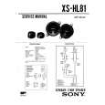 SONY XS-HL81 Service Manual