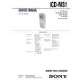 SONY ICDMS1 Service Manual