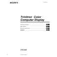 SONY CPD-G400 Owners Manual