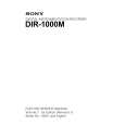 SONY DIR-1000M Service Manual